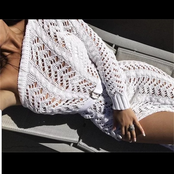 One Sleeve Knit Dress - Picture 8 of 8